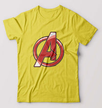 Load image into Gallery viewer, Avengers T-Shirt for Men-S(38 Inches)-Yellow-Ektarfa.online
