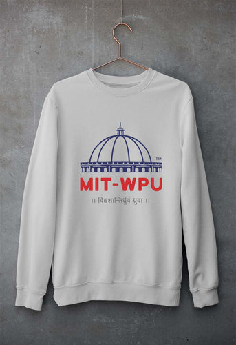 MIT World Peace University Unisex Sweatshirt for Men/Women-Grey Melange-Ektarfa.online
