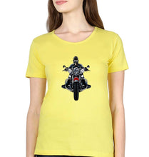 Load image into Gallery viewer, Biker T-Shirt for Women-Yellow-Ektarfa.online
