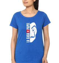 Load image into Gallery viewer, Money Heist T-Shirt for Women-Royal Blue-Ektarfa.online
