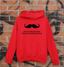 Load image into Gallery viewer, Mustache Unisex Hoodie for Men/Women-S(40 Inches)-Red-Ektarfa.online
