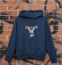 Load image into Gallery viewer, Astronaut Gym Unisex Hoodie for Men/Women-S(40 Inches)-Navy Blue-Ektarfa.co.in
