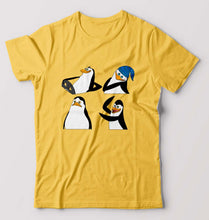 Load image into Gallery viewer, Penguins of Madagascar T-Shirt for Men-Golden Yellow-Ektarfa.online
