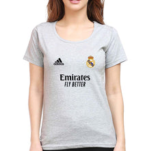 Load image into Gallery viewer, Real Madrid 2021-22 T-Shirt for Women-Grey Melange-Ektarfa.online
