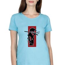 Load image into Gallery viewer, Afro Samurai T-Shirt for Women-SkyBlue-Ektarfa.online
