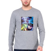Load image into Gallery viewer, Goku Full Sleeves T-Shirt for Men-Grey Melange-Ektarfa.online
