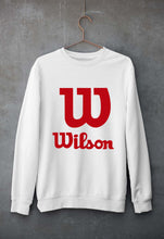 Load image into Gallery viewer, Wilson Unisex Sweatshirt for Men/Women-White-Ektarfa.online

