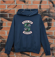 Load image into Gallery viewer, south side serpents riverdale Unisex Hoodie for Men/Women-S(40 Inches)-Navy Blue-Ektarfa.online
