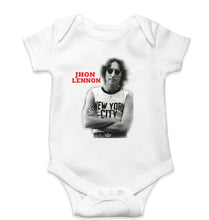 Load image into Gallery viewer, John Lennon Kids Romper For Baby Boy/Girl-White-Ektarfa.online
