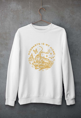 Harry Potter Hogwarts Unisex Sweatshirt for Men/Women-White-Ektarfa.online