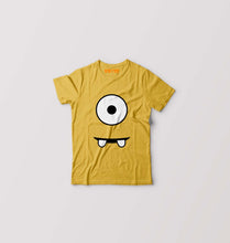 Load image into Gallery viewer, Minion Eye &amp; Teeth Kids T-Shirt for Boy/Girl-Golden Yellow-Ektarfa.online
