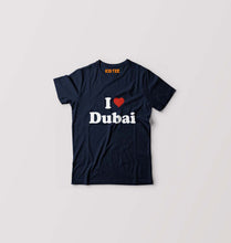 Load image into Gallery viewer, I Love Dubai Kids T-Shirt for Boy/Girl-Navy Blue-Ektarfa.online
