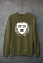 Load image into Gallery viewer, Harvard Unisex Sweatshirt for Men/Women-S(40 Inches)-Olive Green-Ektarfa.online
