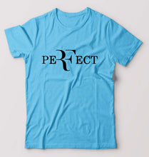 Load image into Gallery viewer, Roger Federer Perfect T-Shirt for Men-Light Blue-Ektarfa.online
