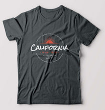 Load image into Gallery viewer, California T-Shirt for Men-S(38 Inches)-Steel grey-Ektarfa.online
