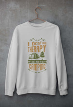 Load image into Gallery viewer, Camping Unisex Sweatshirt for Men/Women-Grey Melange-Ektarfa.online
