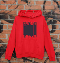 Load image into Gallery viewer, New York Unisex Hoodie for Men/Women-S(40 Inches)-Red-Ektarfa.online
