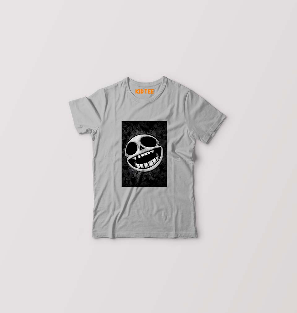 Gorillaz Kids T-Shirt for Boy/Girl-Grey-Ektarfa.online