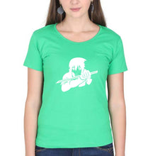 Load image into Gallery viewer, Sasuke Uchiha T-Shirt for Women-XS(32 Inches)-Flag Green-Ektarfa.online
