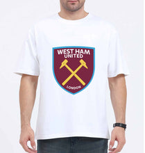 Load image into Gallery viewer, West-Ham Oversized T-Shirt for Men-White-Ektarfa.online
