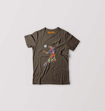 Load image into Gallery viewer, Badminton Kids T-Shirt for Boy/Girl-Olive Green-Ektarfa.online
