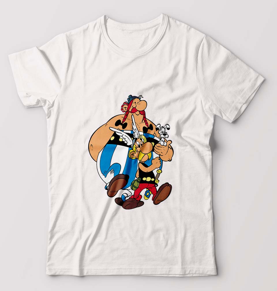 Asterix T-Shirt for Men-White-Ektarfa.online