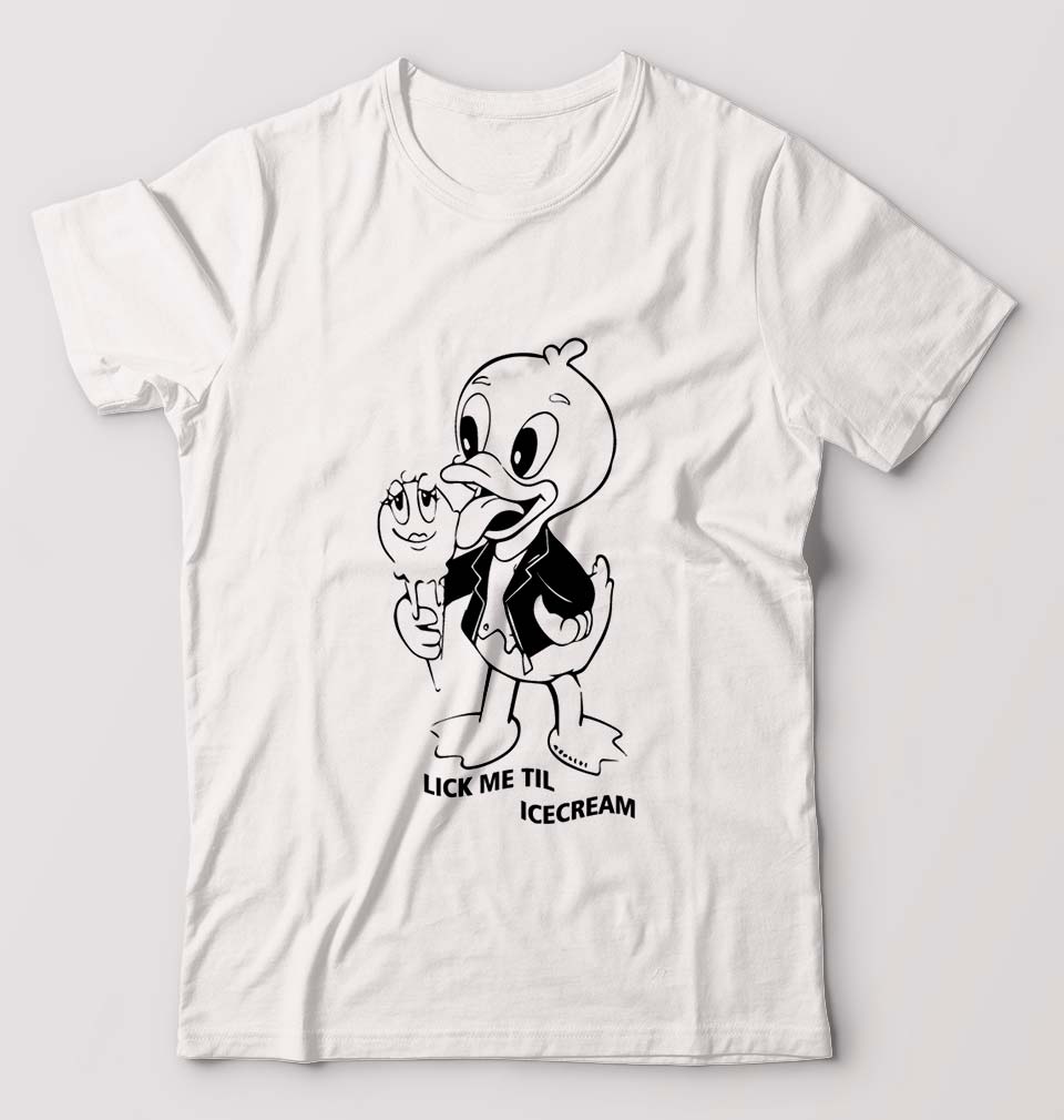 Domrebel Duck T-Shirt for Men-White-Ektarfa.online