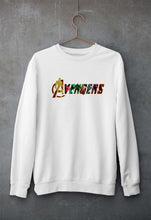 Load image into Gallery viewer, Avengers Unisex Sweatshirt for Men/Women-S(40 Inches)-White-Ektarfa.online
