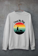 Load image into Gallery viewer, Love Dog Unisex Sweatshirt for Men/Women-Grey Melange-Ektarfa.online
