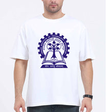 Load image into Gallery viewer, IIT Kharagpur Oversized T-Shirt for Men-White-Ektarfa.online
