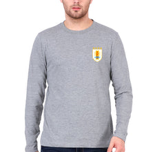 Load image into Gallery viewer, Uruguay Football Full Sleeves T-Shirt for Men-Grey Melange-Ektarfa.online
