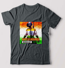 Load image into Gallery viewer, Battlegrounds Mobile India (BGMI) T-Shirt for Men-Steel grey-Ektarfa.online
