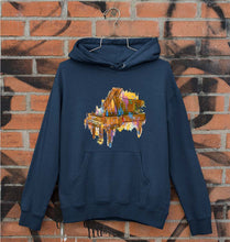 Load image into Gallery viewer, Piano Unisex Hoodie for Men/Women-Navy Blue-Ektarfa.online
