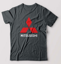 Load image into Gallery viewer, Mitsubishi T-Shirt for Men-S(38 Inches)-Steel grey-Ektarfa.online
