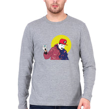 Load image into Gallery viewer, Divine Full Sleeves T-Shirt for Men-Grey Melange-Ektarfa.online
