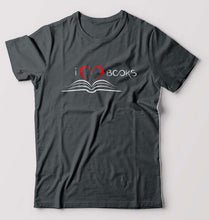 Load image into Gallery viewer, Love Books T-Shirt for Men-Steel grey-Ektarfa.online
