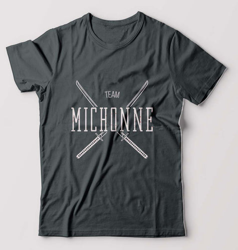 Team Michonne T-Shirt for Men-Steel grey-Ektarfa.online