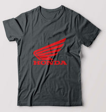 Load image into Gallery viewer, Honda T-Shirt for Men-S(38 Inches)-Steel Grey-Ektarfa.online
