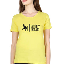 Load image into Gallery viewer, Antony Morato T-Shirt for Women-XS(32 Inches)-Yellow-Ektarfa.online
