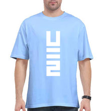 Load image into Gallery viewer, U2 Oversized T-Shirt for Men-Baby Blue-Ektarfa.online
