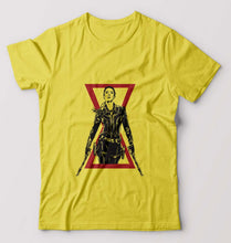 Load image into Gallery viewer, Black Widow T-Shirt for Men-Yellow-Ektarfa.online
