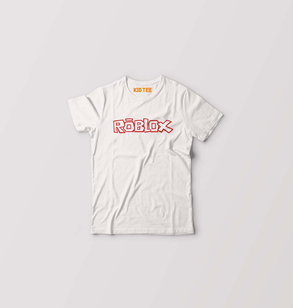 Roblox Kids T-Shirt for Boy/Girl-0-1 Year(20 Inches)-White-Ektarfa.online