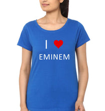 Load image into Gallery viewer, Eminem T-Shirt for Women-XS(32 Inches)-Royal Blue-Ektarfa.online
