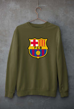 Load image into Gallery viewer, Barcelona Unisex Sweatshirt for Men/Women-Olive Green-Ektarfa.online
