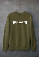 Load image into Gallery viewer, Megadeth Unisex Sweatshirt for Men/Women-S(40 Inches)-Olive Green-Ektarfa.online
