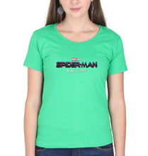 Load image into Gallery viewer, Spiderman Superhero T-Shirt for Women-flag green-Ektarfa.online
