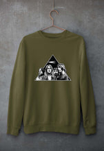 Load image into Gallery viewer, Pink Floyd Unisex Sweatshirt for Men/Women-S(40 Inches)-Olive Green-Ektarfa.online
