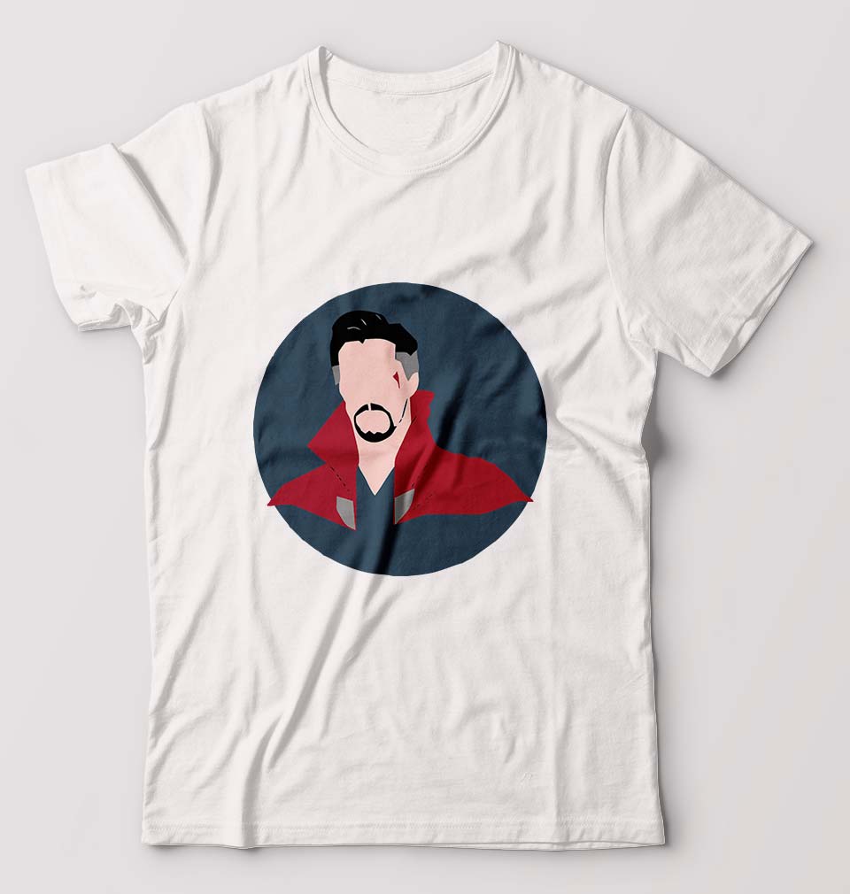 Doctor Strange Superhero T-Shirt for Men-White-Ektarfa.online