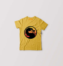 Load image into Gallery viewer, Mortal Kombat Kids T-Shirt for Boy/Girl-Golden Yellow-Ektarfa.online
