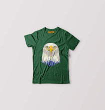 Load image into Gallery viewer, TRIANGLE_EAGLE Kids T-Shirt for Boy/Girl-Dark Green-Ektarfa.online
